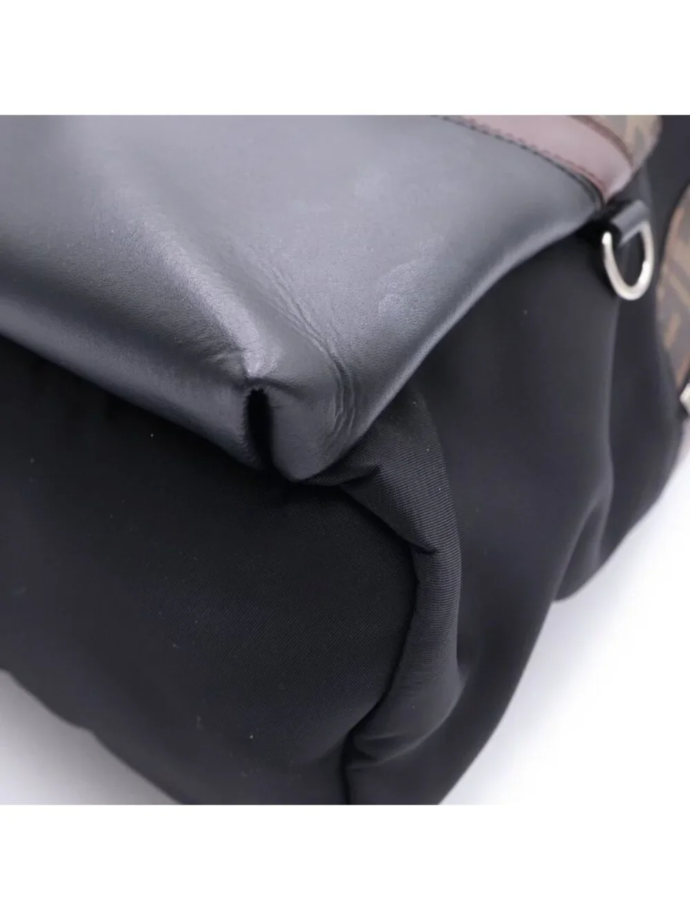 Fendi Zucca Pattern Backpack Brown Black
